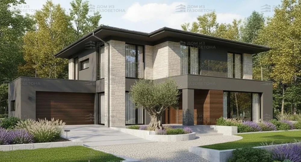 Проект Двухэтажный дом 12 на 14, 213 м2