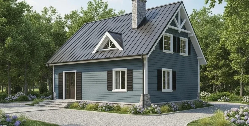 Проект Двухэтажный дом 11 на 9, 183 м2