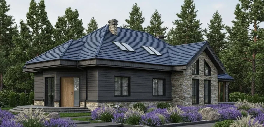 Проект Двухэтажный дом 17 на 16, 255 м2