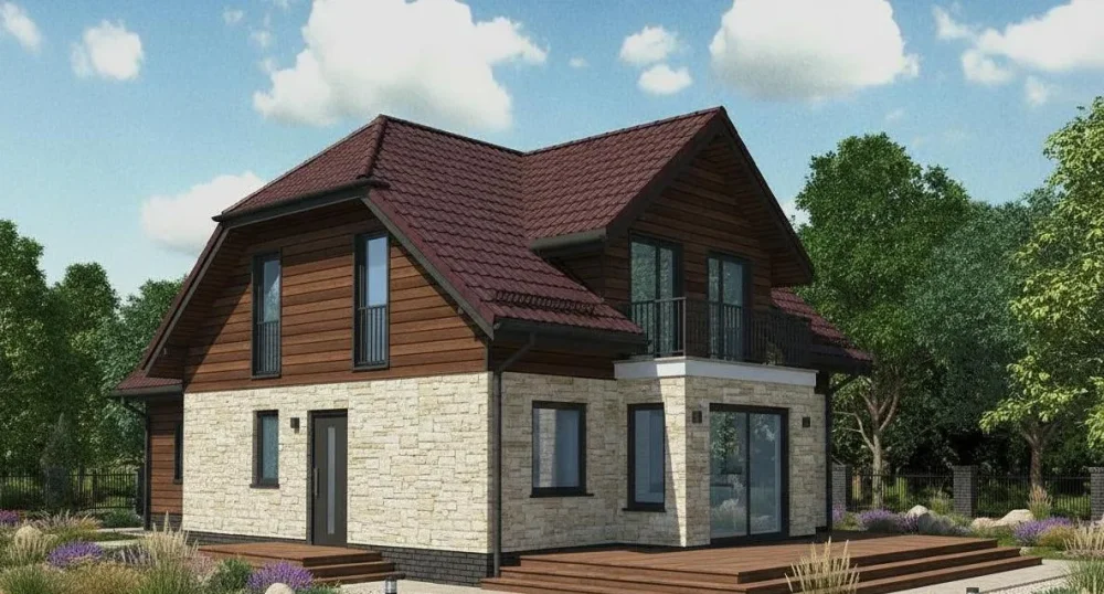 Проект Двухэтажный дом 10 на 13, 230 м2