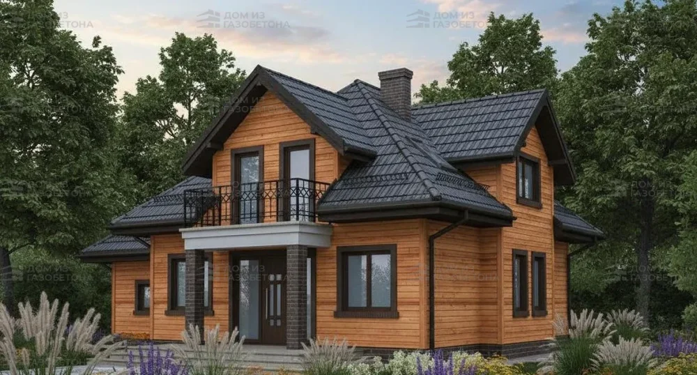 Проект Двухэтажный дом 13 на 14, 192 м2