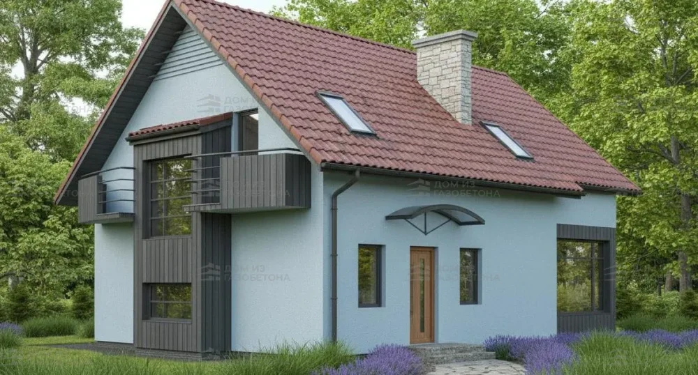 Проект Двухэтажный дом 13 на 9, 149 м2