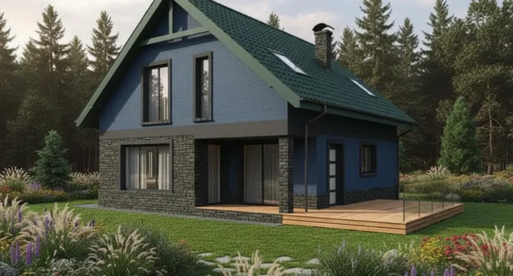 Проект Двухэтажный дом 13 на 14, 220 м2